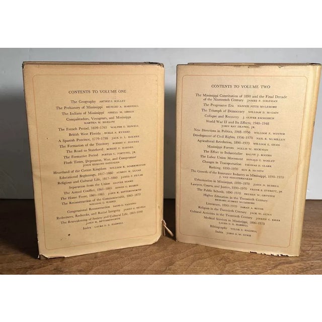Vintage History of Mississippi Books - 2 Volume Set - First Edition For Sale - Image 9 of 10