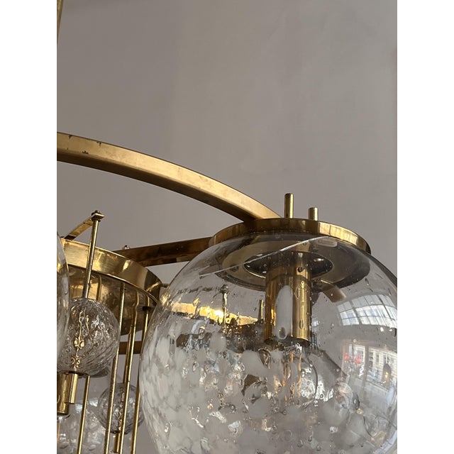 Vintage Chandelier by Kamenicky Šenov, Czechoslovakia, 1970s For Sale - Image 4 of 15