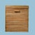 Mid-Century Modern 1960s Split Rattan Storage Trunk For Sale - Image 3 of 5