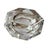 An elegant pair of Baccarat crystal salt cellars, beautifully cut in a geometric octagonal form that captures and reflects...