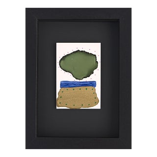 Rothko Surprise #173 Green Over Gold and Blue For Sale
