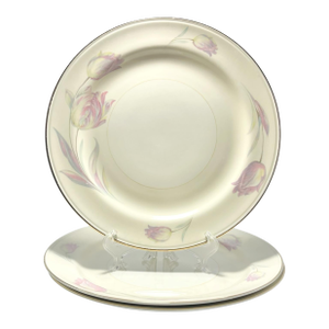 1940s Homer Laughlin “Tulip” Set of 3 Ceramic Dinner Plates