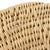 Handwoven Makenge flat wedding basket handmade by the Mbundu women within Zambia. These baskets are traditionally made...