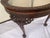 Large English Chippendale Style Walnut Coffee Table with Glass Top, 1940s For Sale - Image 4 of 18