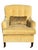 George Smith Beige Velvet Upholstered Roll Arm Club Chair W Rubelli Back & Pillow. It bares bronze plaque reading George...