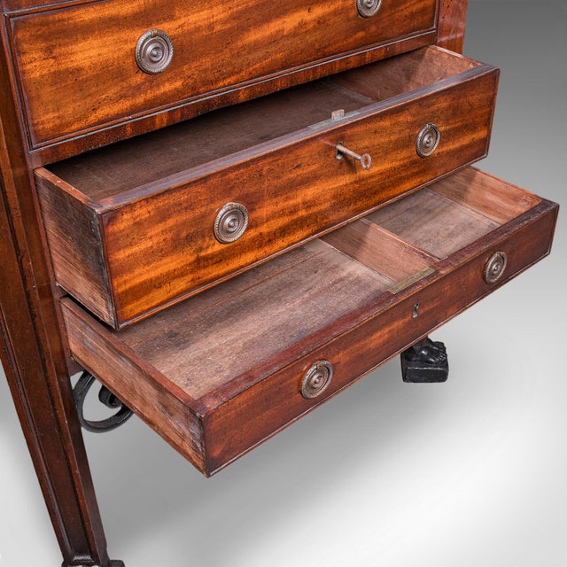 Antique Cocktail Cabinet, English, Egyptian Taste, Great Exhibition, Victorian For Sale - Image 11 of 12