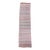 Vintage Rag Runner, Handwoven Wool & Cotton, Stripe Pattern, Red & Pink, 3x14 For Sale