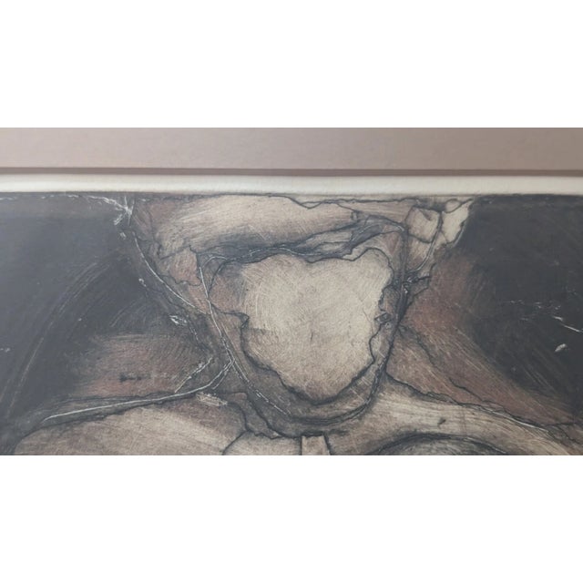 Wood 1965 Joseph Demarais "Mother and Child" Etching. Signed, "Artists Proof" Edition For Sale - Image 7 of 15