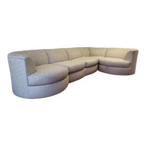 1980s Weiman Style Petite Sectional Sofa