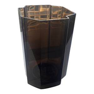 Louise Roe Asymmetric Glass Smoke Vase