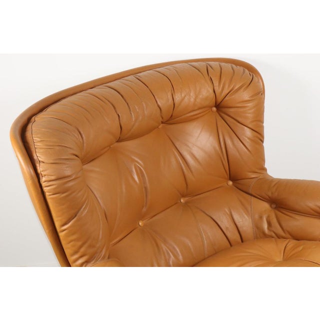 Brown Karate Chair by Michel Cadestin for Airborne, 1970s For Sale - Image 8 of 18