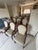 Vintage Set of 10 Century Furniture Postmodern Dining Armchairs in Florentine Rose For Sale - Image 13 of 14