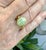 Metal 14k Gold Oval Jade Cocktail Ring Vintage Chinese For Sale - Image 7 of 8