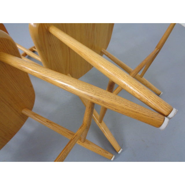 Oak Armchairs by Erik Ole Jørgensen for Tarm Stole Møbelfabrik, Denmark, 1960s, Set of 2 For Sale - Image 16 of 17