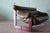 Olive 1970s Percival Lafer Green Sofa Mp 97 Leather Sofa Extended Head Rest For Sale - Image 8 of 13
