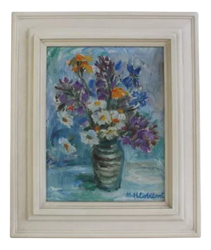 Maria Hlobilová Mrkvičková, 1963, Oil on Canvas, Framed