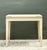 Beige Vintage Custom Built Grasscloth Extendable Console/Game Table For Sale - Image 8 of 12