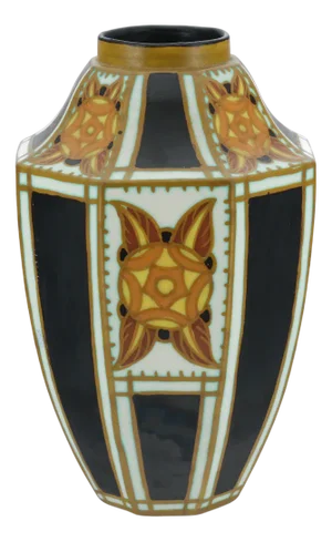 Art Deco Vase by Charles Catteau for Boch Frères Keramis, 1930s