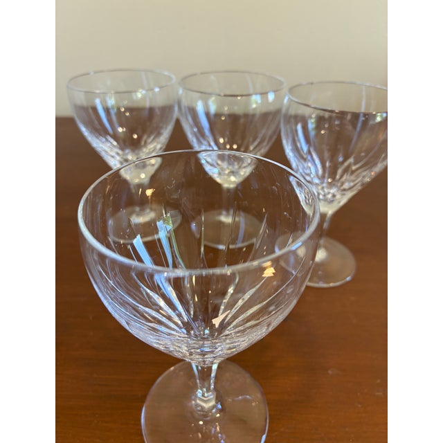 Vintage Josair Crystal Wine Glasses - Set of 4 For Sale - Image 4 of 10