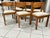 Wood Vintage Orme Chairs attributed to Maison Regain, France, 1980, Set of 6 For Sale - Image 7 of 18