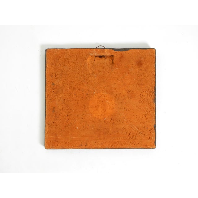 Mid-Century Modern Ceramic Wall Plaque, 1950s For Sale - Image 17 of 18
