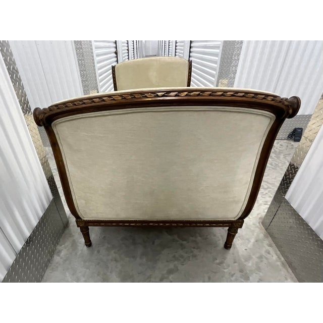 Wood Gorgeous Antique Louis XVI French Daybed Sofa Settee For Sale - Image 7 of 14