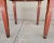 Red Primitive Farmhouse Style Barn Red Tavern / Work Table For Sale - Image 8 of 9