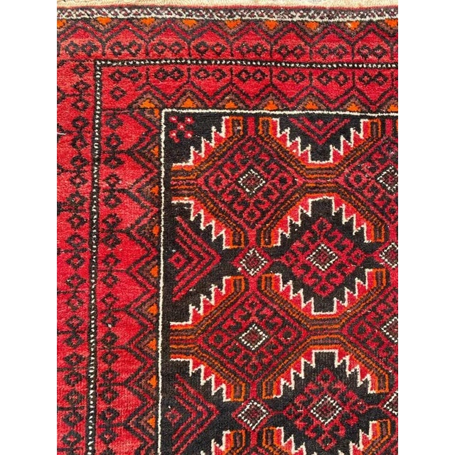 Vintage Wool Baluch Rug, 1950s For Sale - Image 12 of 18