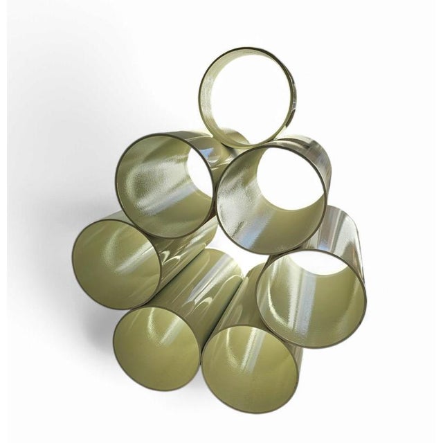 Mid-Century Space Age White Model 6635 Newspaper Stand from Opal, Germany, 1970s For Sale - Image 12 of 14