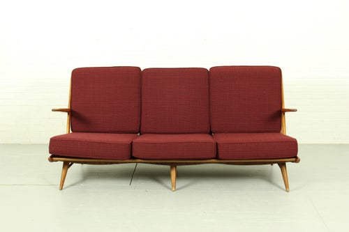 Vintage Sofa and Lounge Chairs, 1960s, Set of 3 Lounge Chairs