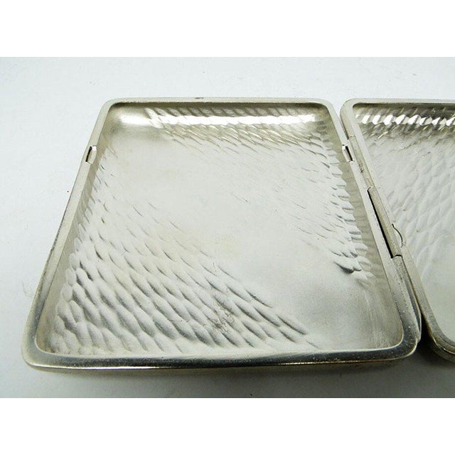 Metal Cigarette Case from Plewkiewicz, Poland, 1920s For Sale - Image 7 of 10