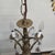 1960s Brass Pineapple Crystal Four-Light Chandelier For Sale - Image 14 of 17