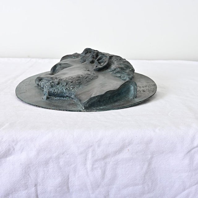 Beaux-Arts French 19th Century Bronze Plaque by Chédeville For Sale - Image 3 of 10