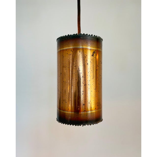 Flame-Cut Copper Pendant Lamps by Svend Aage Holm Sørensen, 1960s, Set of 3 For Sale - Image 4 of 9