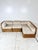 Boho Chic Vintage Woven Rattan Sectional Sofa For Sale - Image 3 of 12