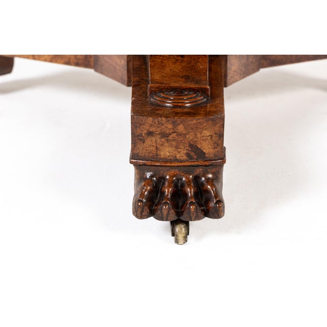 Wood 19th Century French Burr Ash Console For Sale - Image 7 of 8