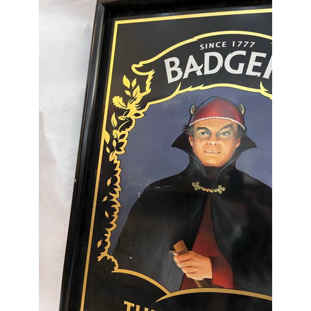 1950s Hand Painted Badger the Old Nick English Pub Sign Devilish Cap For Sale In New York - Image 6 of 11