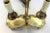 Antique Italian Brass Student Oil Lamp Converted to Electric With Adjustable Height Shades For Sale - Image 10 of 13