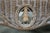 Late 20th Century Victorian Revival Large Woven Wicker Wingback Settee Lounge Bench Loveseat For Sale - Image 11 of 18