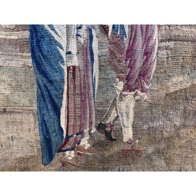 Pair of 18th Century Tapestry For Sale In Los Angeles - Image 6 of 13