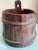 Late 19th Century Primitive Staved Wood Bucket in Original Blue Wash For Sale - Image 4 of 13
