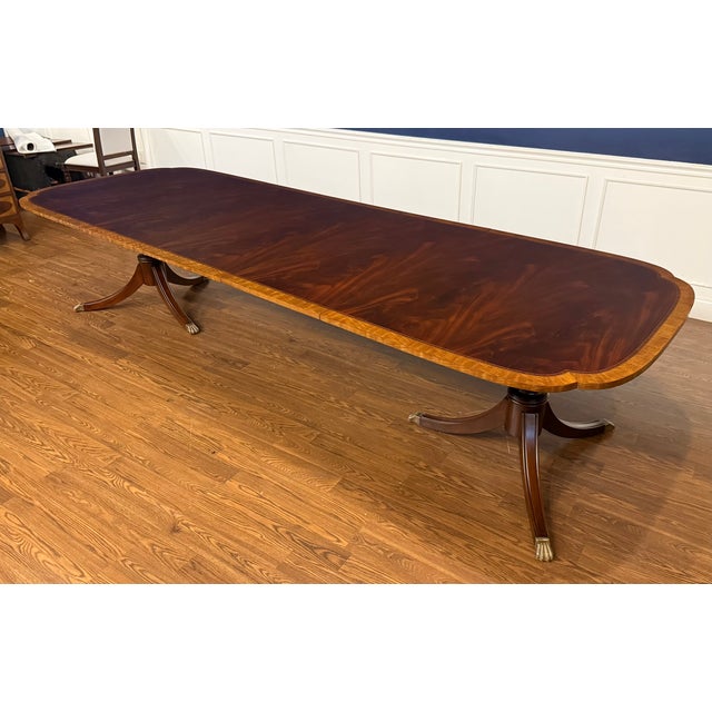 This is the LH-9-3L(SW) Scallop Cornered Mahogany Dining Table by Leighton Hall. It is one of Leighton Hall’s most popular...