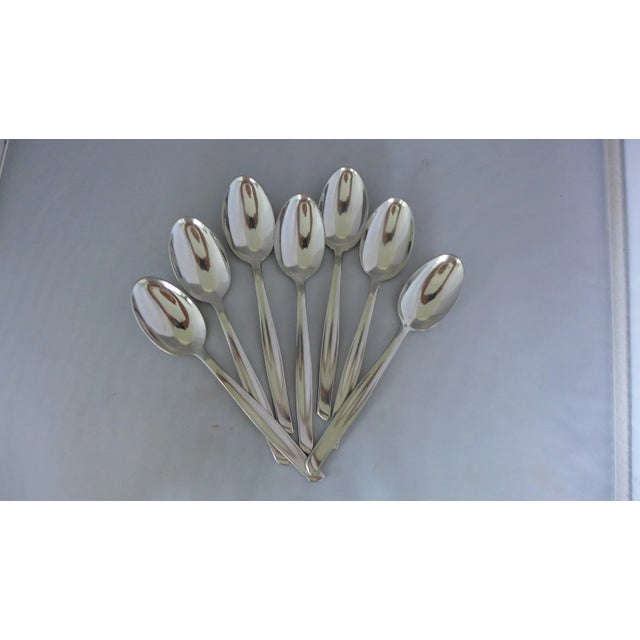 German Carl Mertens Stainless Steel Tablespoons - Set of 7 For Sale In New York - Image 6 of 11