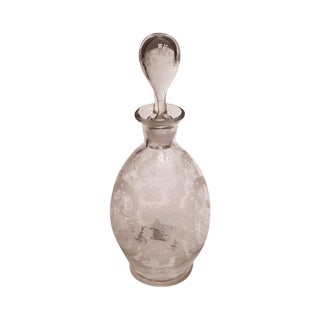 Bohemian Glass Decanter For Sale