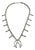 Vintage Sterling Silver Beaded Squash Necklace For Sale
