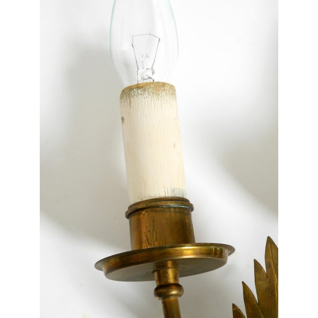 Mid-Century Modern Brass Wall Lamps from Vereinigte Werkstätten, 1950s, Set of 2 For Sale - Image 11 of 18