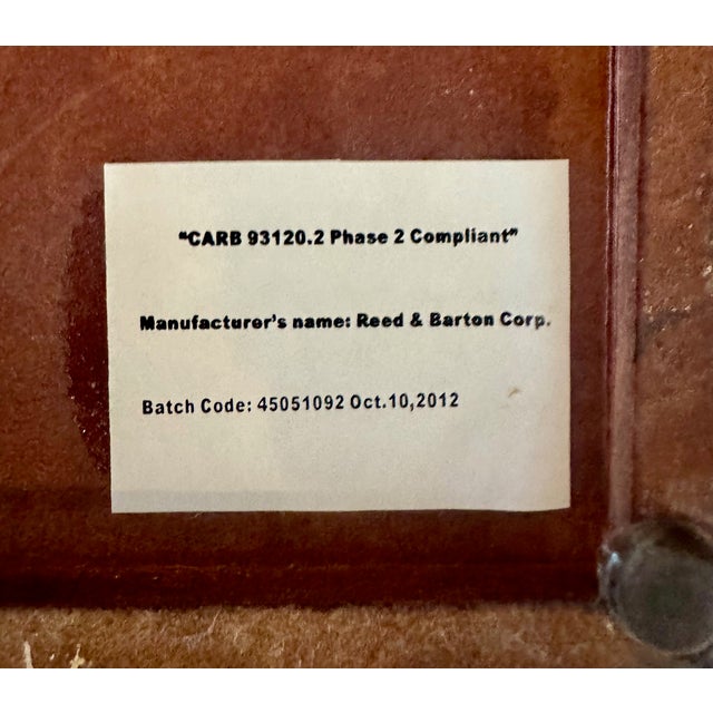 Reed & Barton Reed & Barton "Easton" Mahogany Silverware Chest For Sale - Image 4 of 4