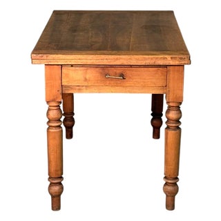 Walnut Folding Table, 1800s For Sale