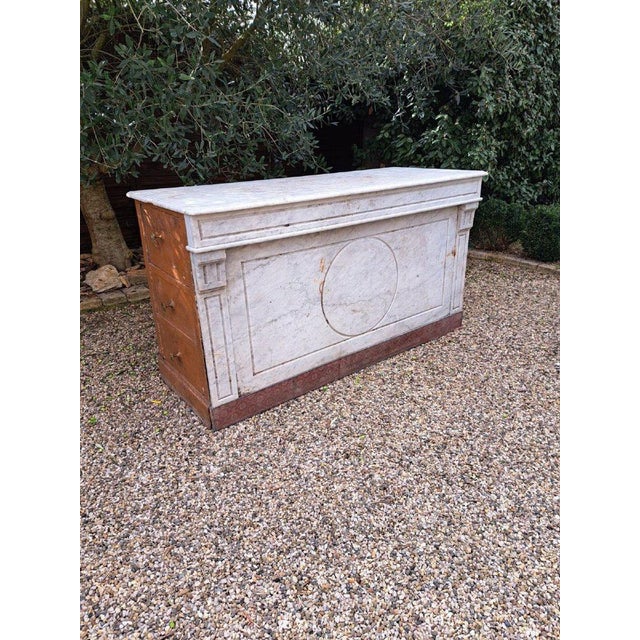 Carrara Marble Bakery Counter For Sale - Image 9 of 9