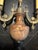 Metal Antique Brass and Marble Candelabra Table Lamp. French Louie XVI Style. For Sale - Image 7 of 12